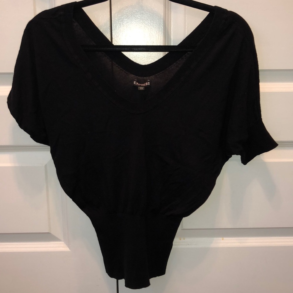 Black Express Short Sleeve (bunch at bottom)